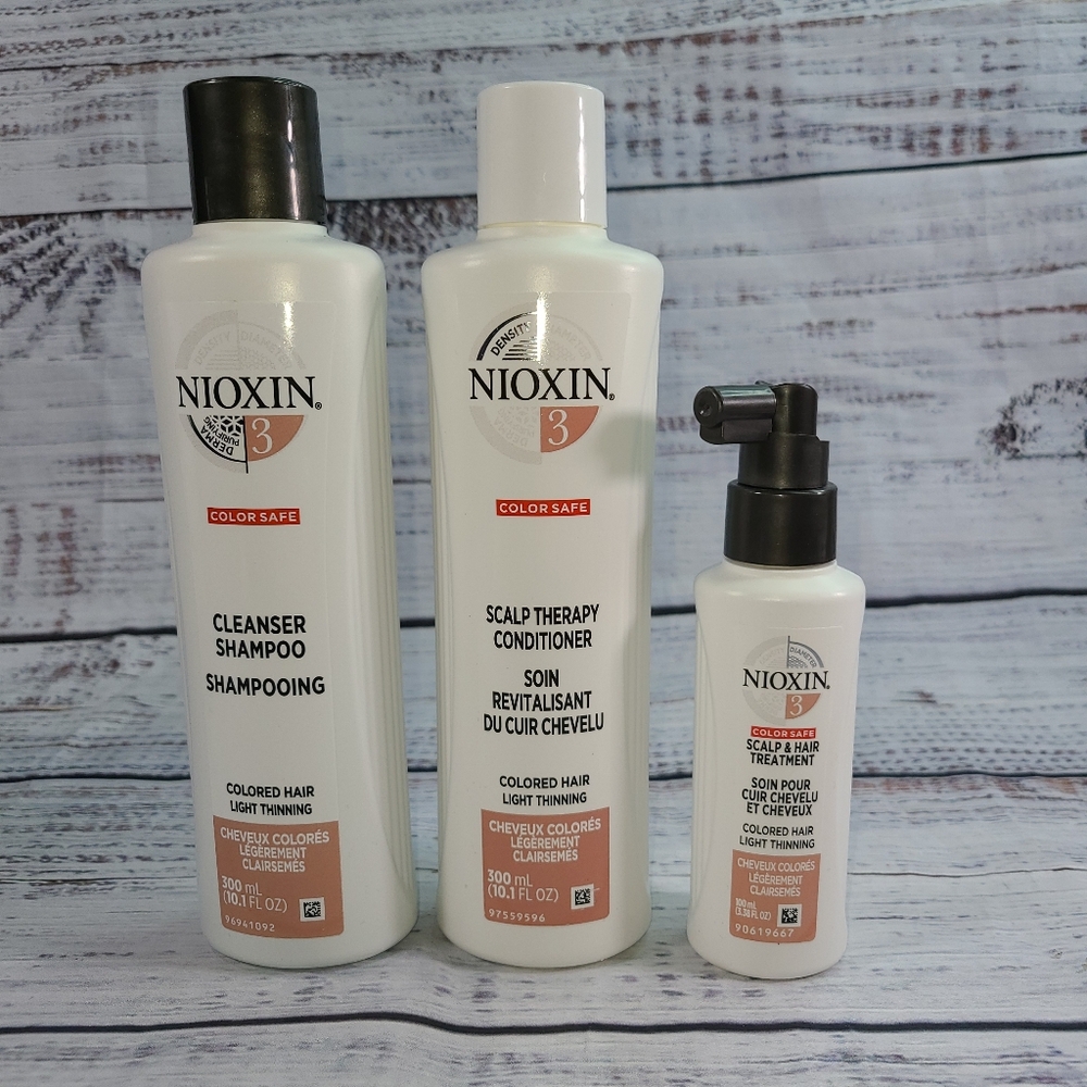 NIOXIN System 3 Kit Cleanser Shampoo Conditioner Therapy Treatment 300ml/100ml - Picture 2 of 5